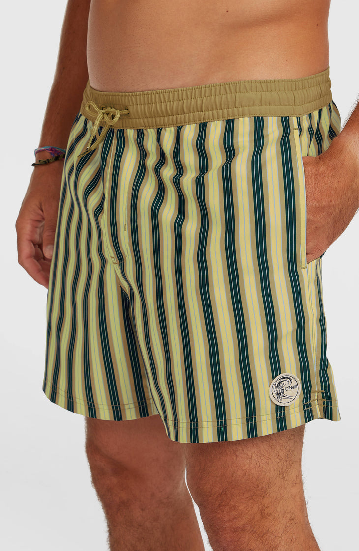 O'Riginals Stripe 15'' Swimshorts | Yellow Originals stripe