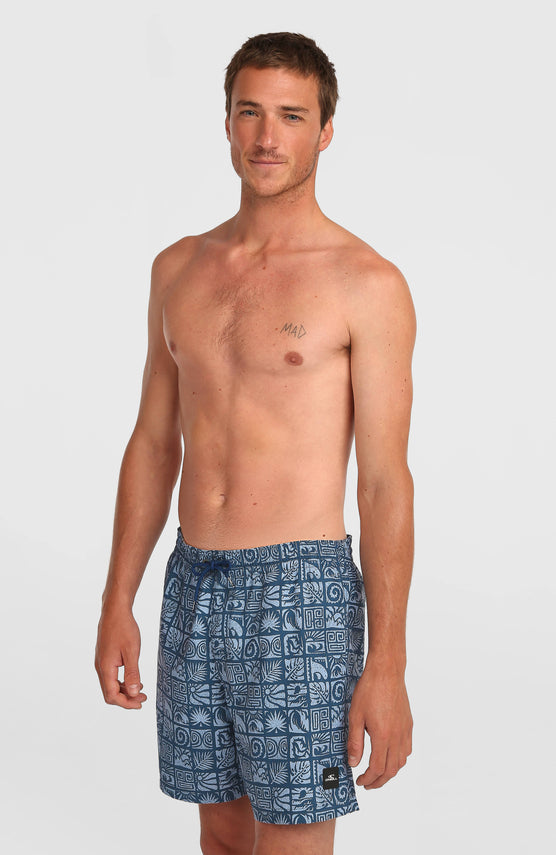 O'Neill Print 16'' Swimshorts | Dark Blue Bricks