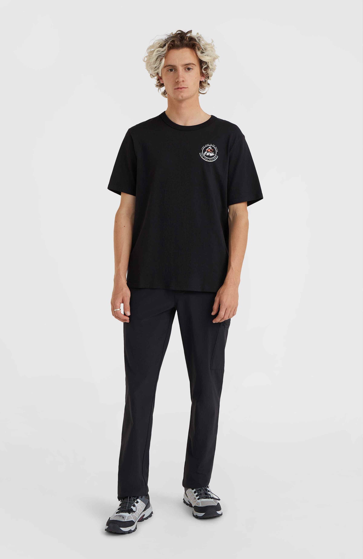 O'Neill TRVLR Series Back Print Polygiene T-Shirt | Black Out