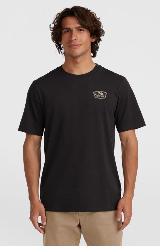 Small Chest Print T-Shirt | Black Out