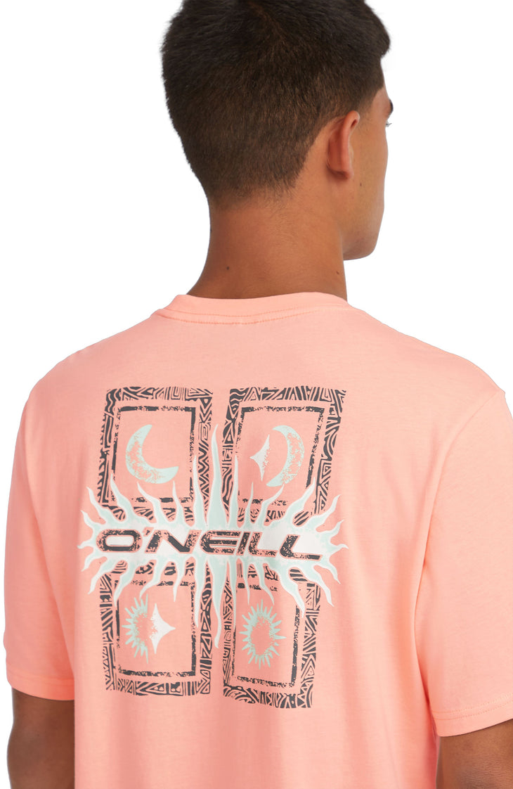 Retro Graphic T-Shirt | Coral Pop