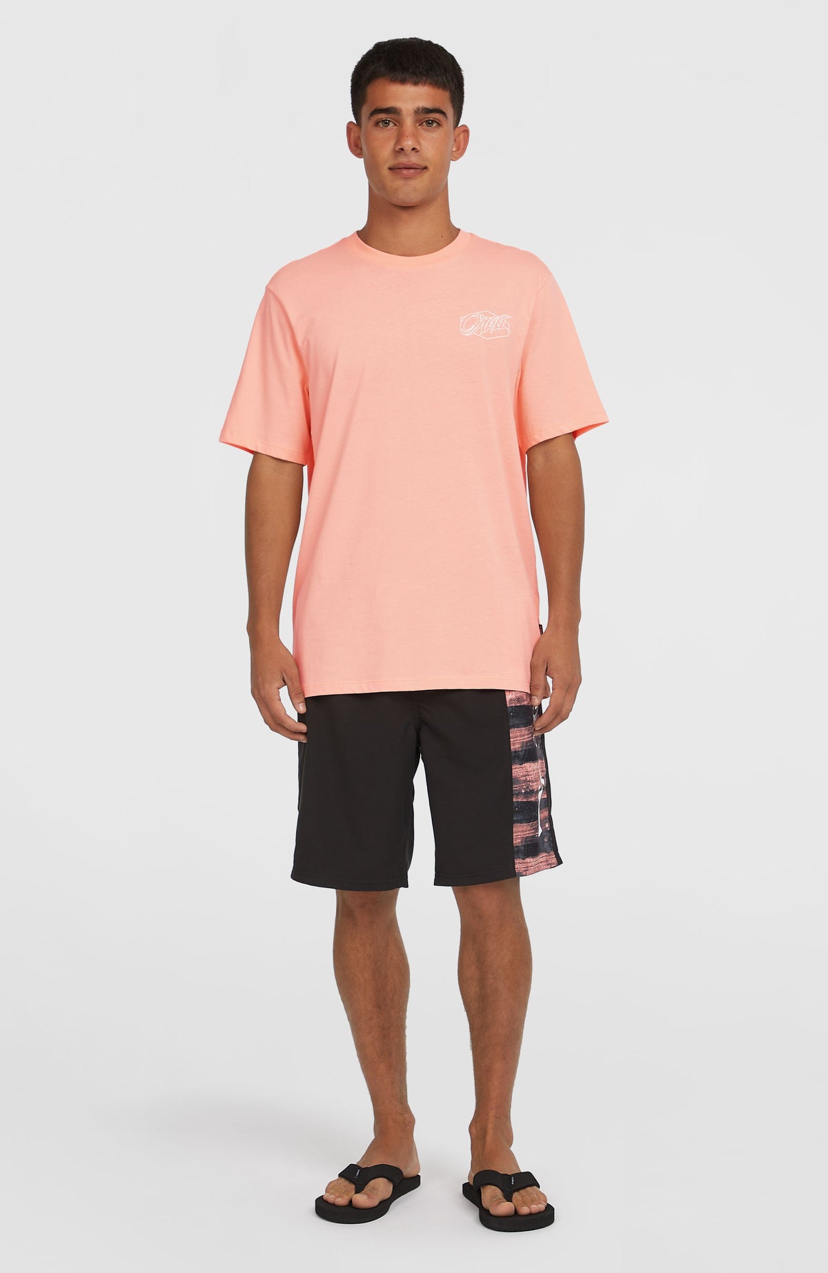 Box Logo T-Shirt | Coral Pop