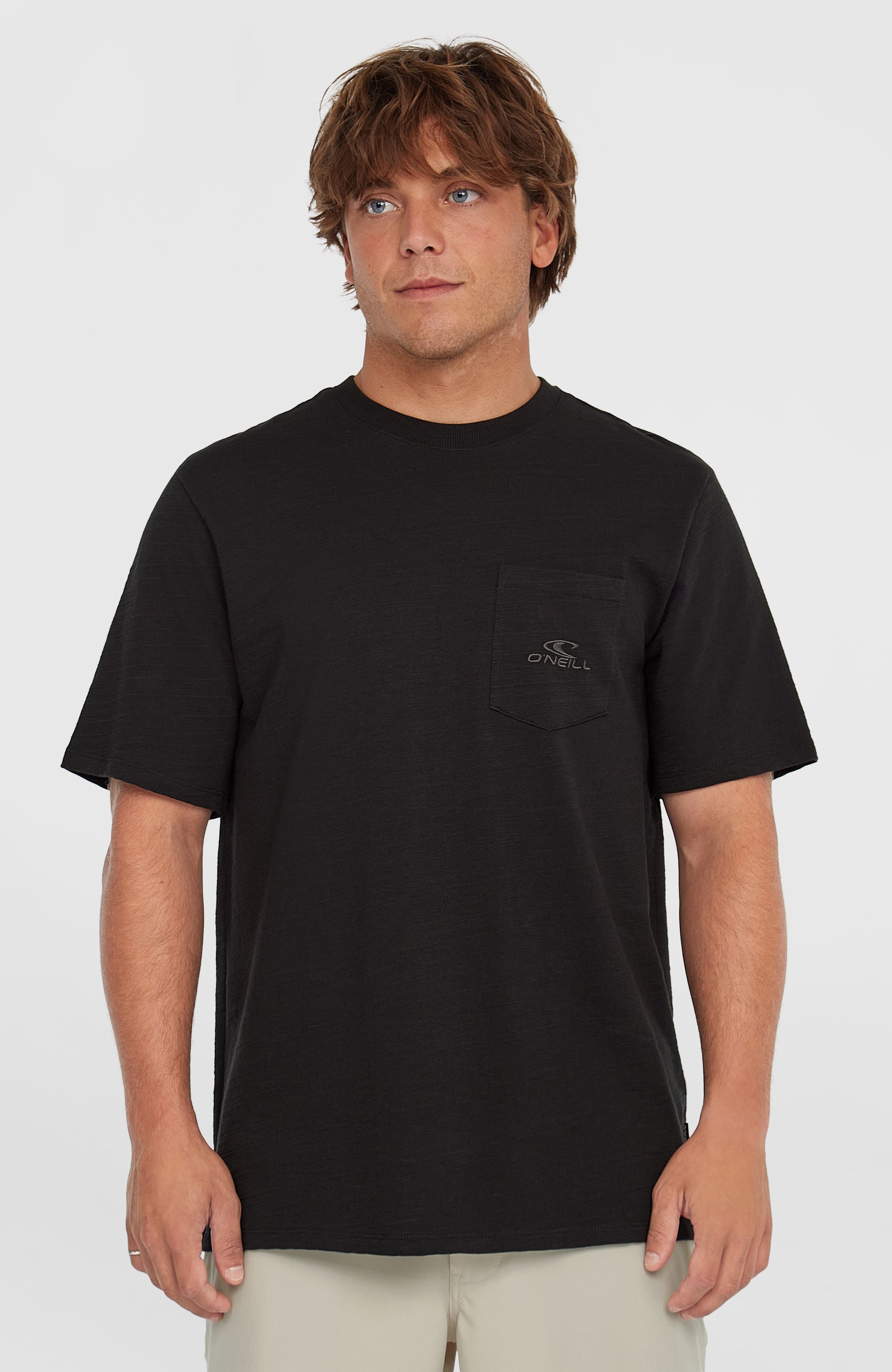 Slub Chest Pocket T-Shirt | Black Out – O'Neill UK