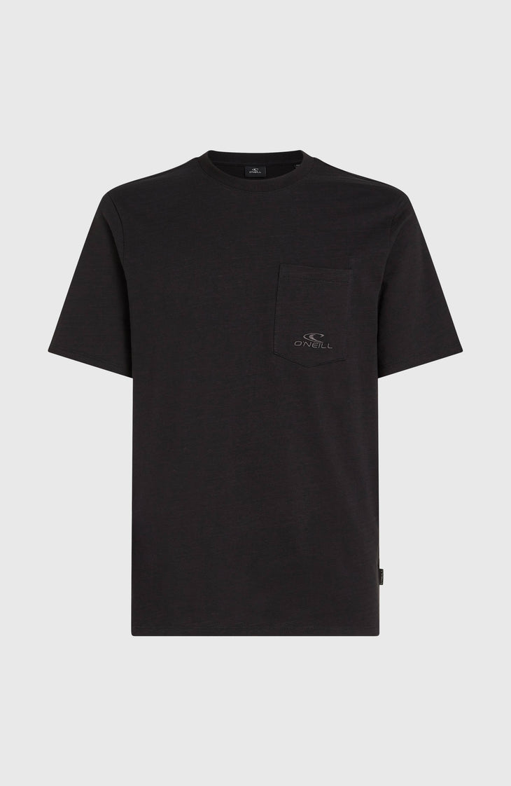 Slub Chest Pocket T-Shirt | Black Out