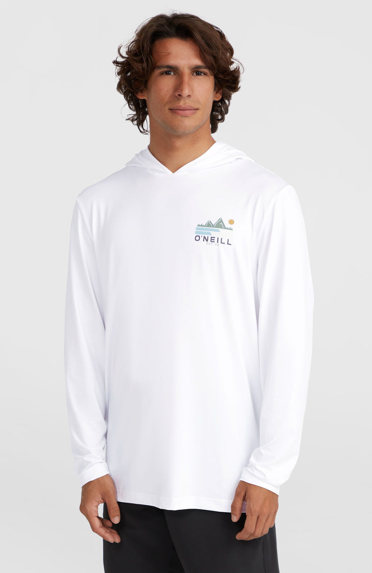 O'Neill TRVLR Series UPF Hooded Long-Sleeve T-Shirt | Snow White