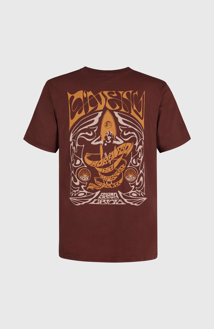 O'Riginals Retro Back-Print T-Shirt | Hazel Spice