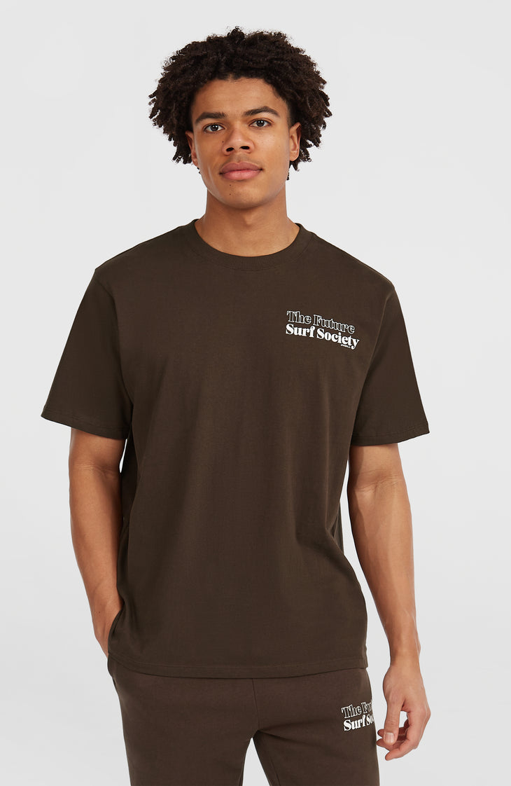 Future Surf Society T-Shirt | Coffee Bean