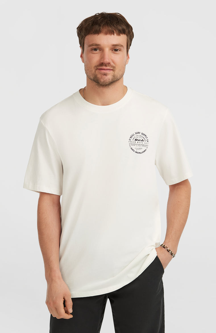 Chest-Print T-Shirt | Snow White Chest-Print T-Shirt | Snow White