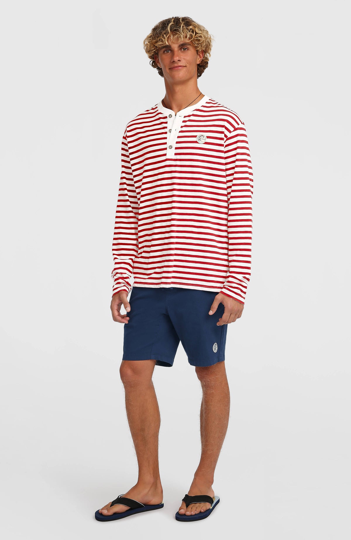 O'Riginals Long-Sleeve T-Shirt | White/Red Originals Stripe