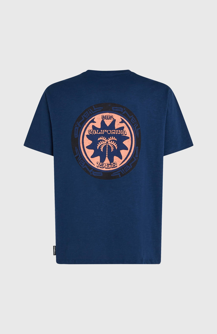 O’Neill Slub Back Print T-Shirt | English Evening