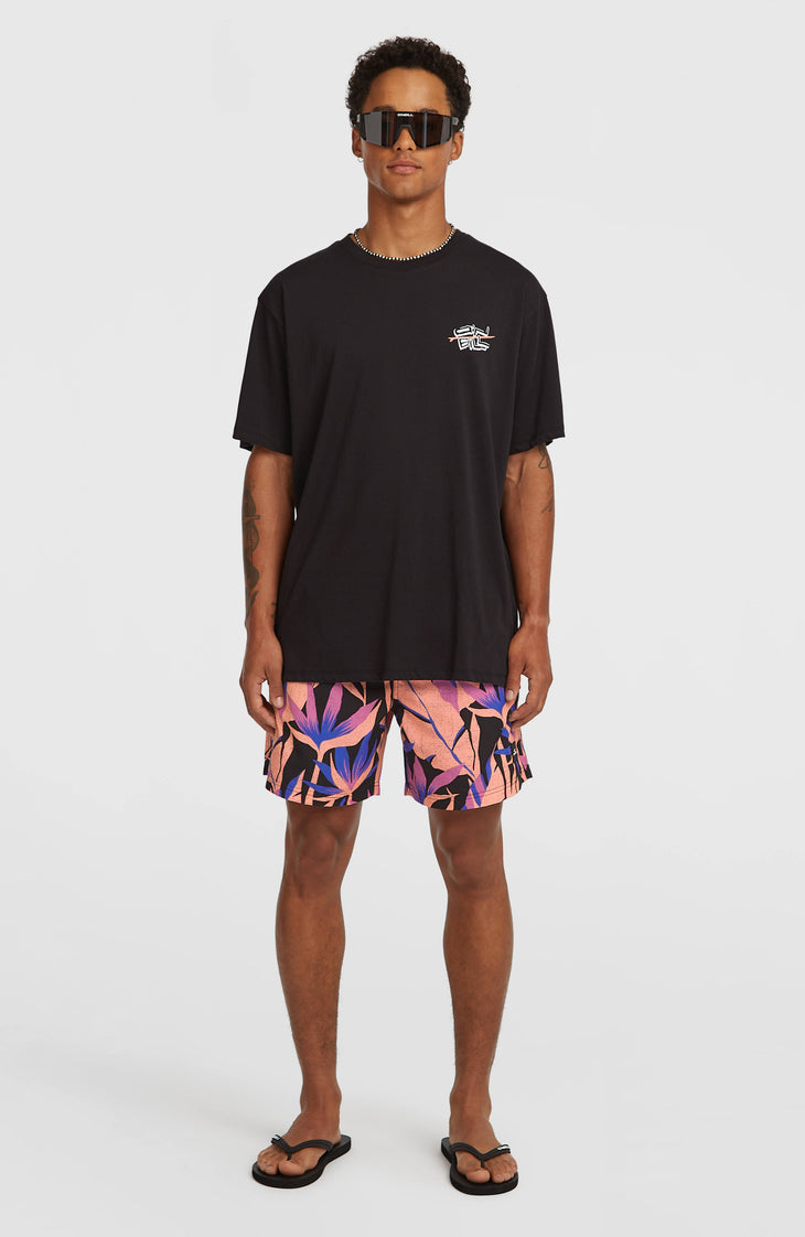 O’Neill Retro Back Print T-Shirt | Black Out