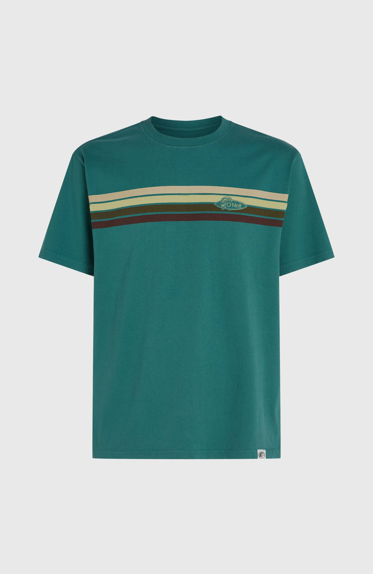 O'Riginals Front-Stripe T-Shirt | Botanical Heat