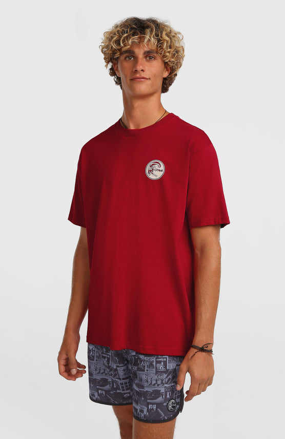 O'Riginals Surf Shop T-Shirt | Midnight Poppy