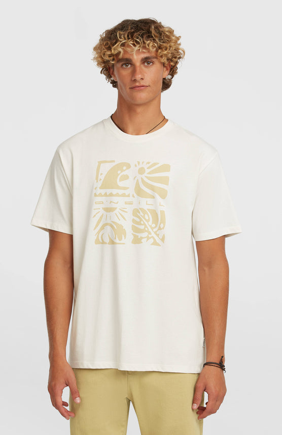 O’Neill Melange Front Print T-Shirt | Snow White