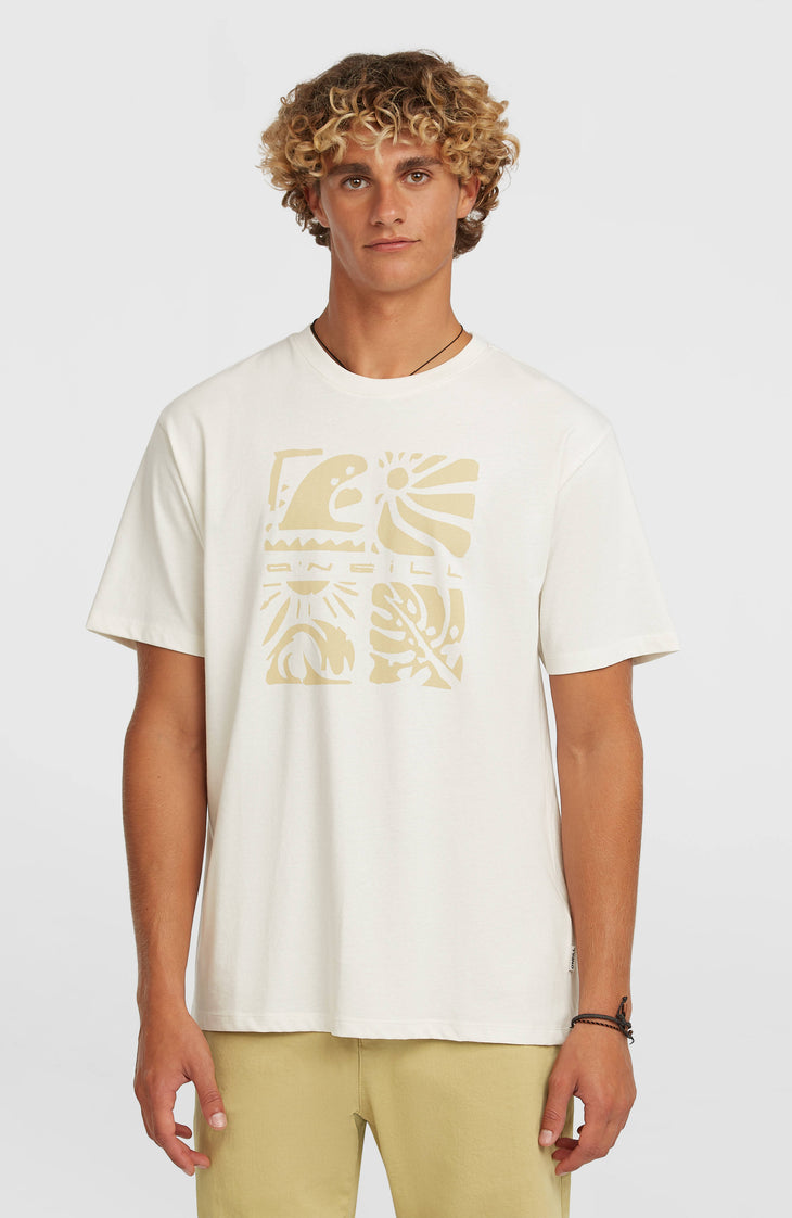 O’Neill Melange Front Print T-Shirt | Snow White