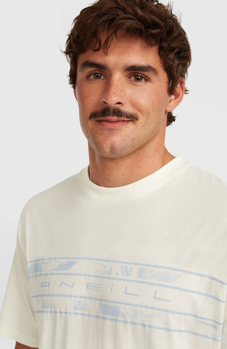 O’Neill Flower Stripe T-Shirt | Snow White