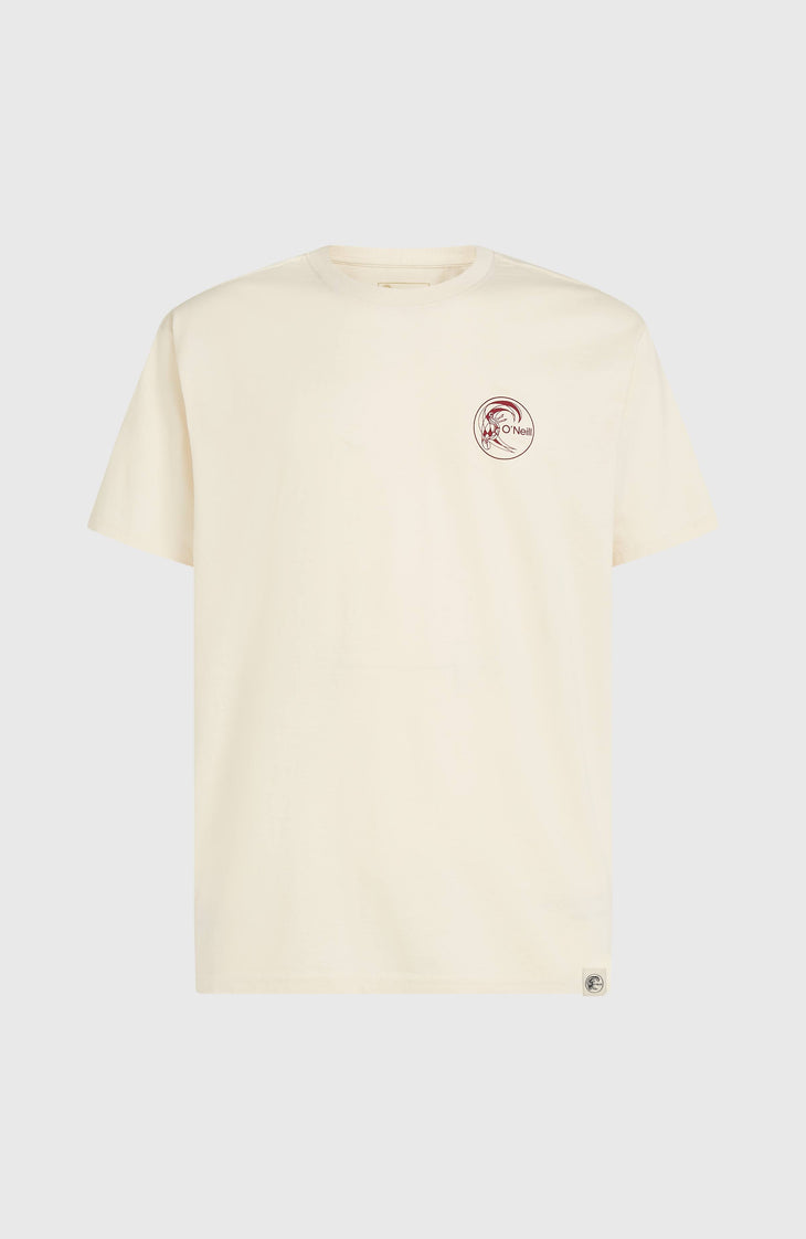 O'Riginals Retro Back-Print T-Shirt | Linen White