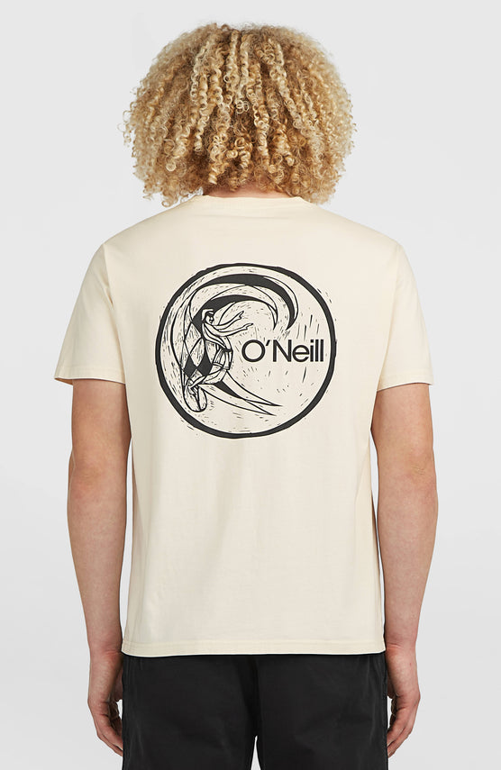 O'Riginals Back-Print T-Shirt | Linen White