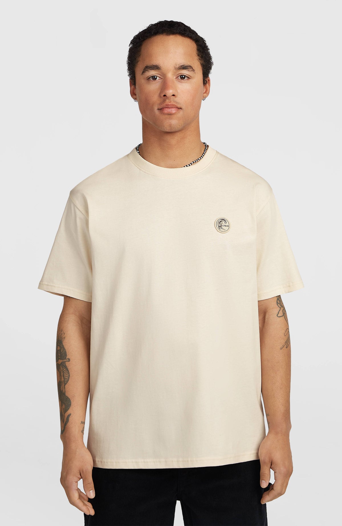 O'Riginals Badge T-Shirt | Linen White