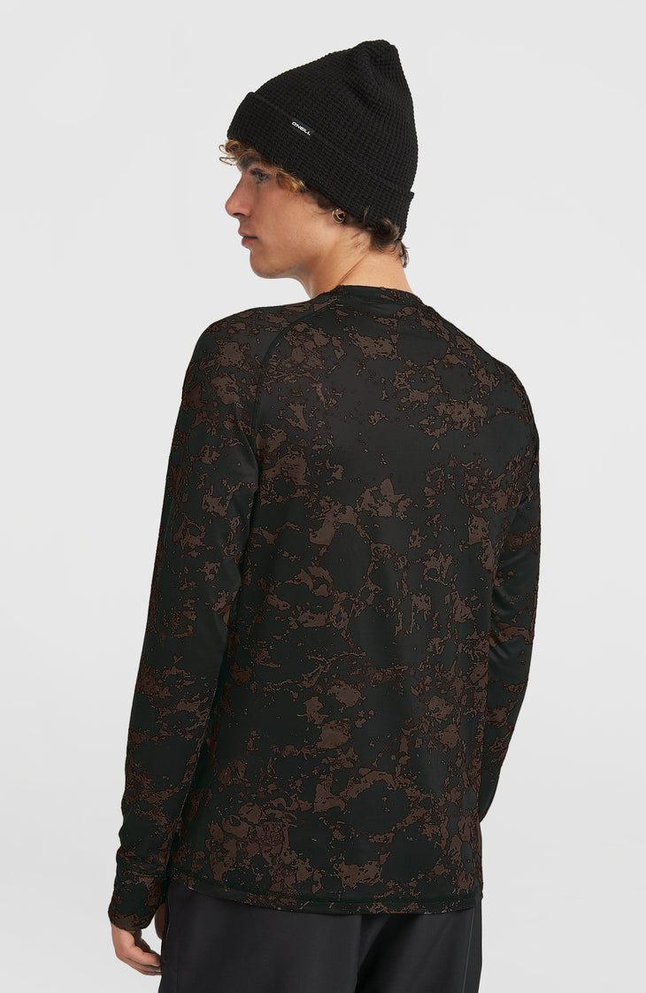 Baselayer Top | Black/Beige Quarry