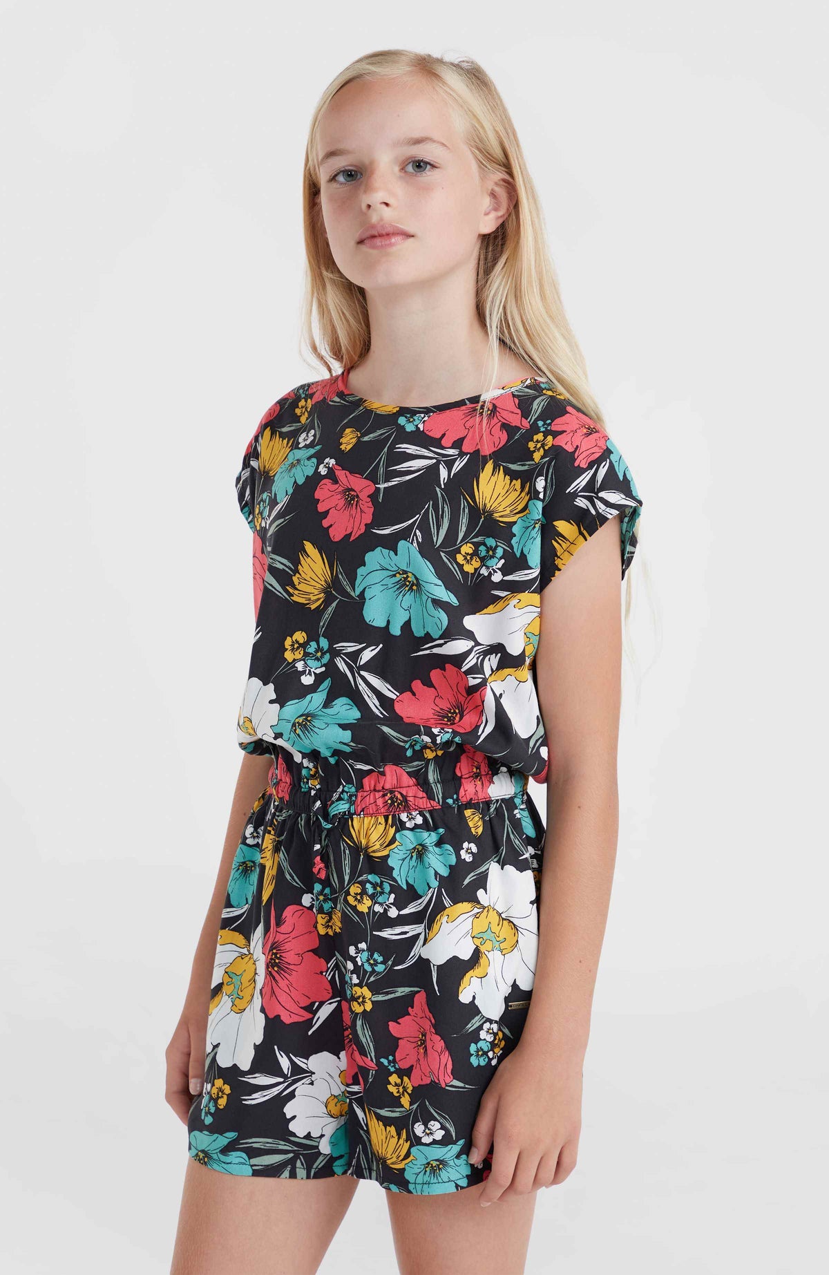 Talia Playsuit | Black/Blue Bluemchen