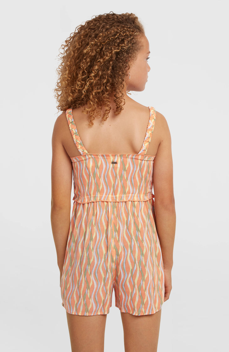 O’Neill Woven Playsuit | Funky Peach Swirly