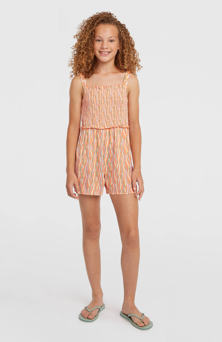 O’Neill Woven Playsuit | Funky Peach Swirly