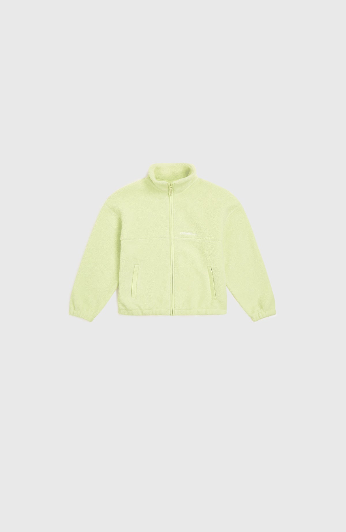 High-Pile Full-Zip Fleece | Lime Wash