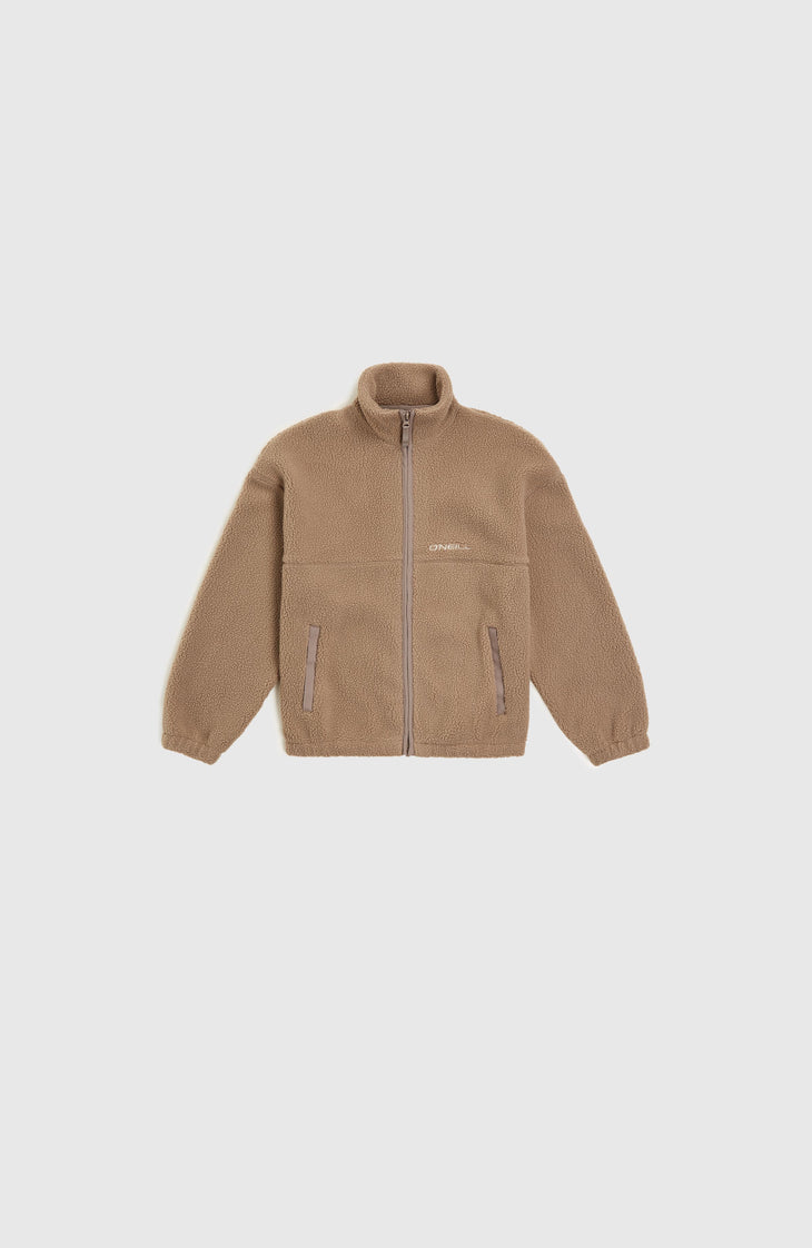 High-Pile Full-Zip Fleece | Concrete