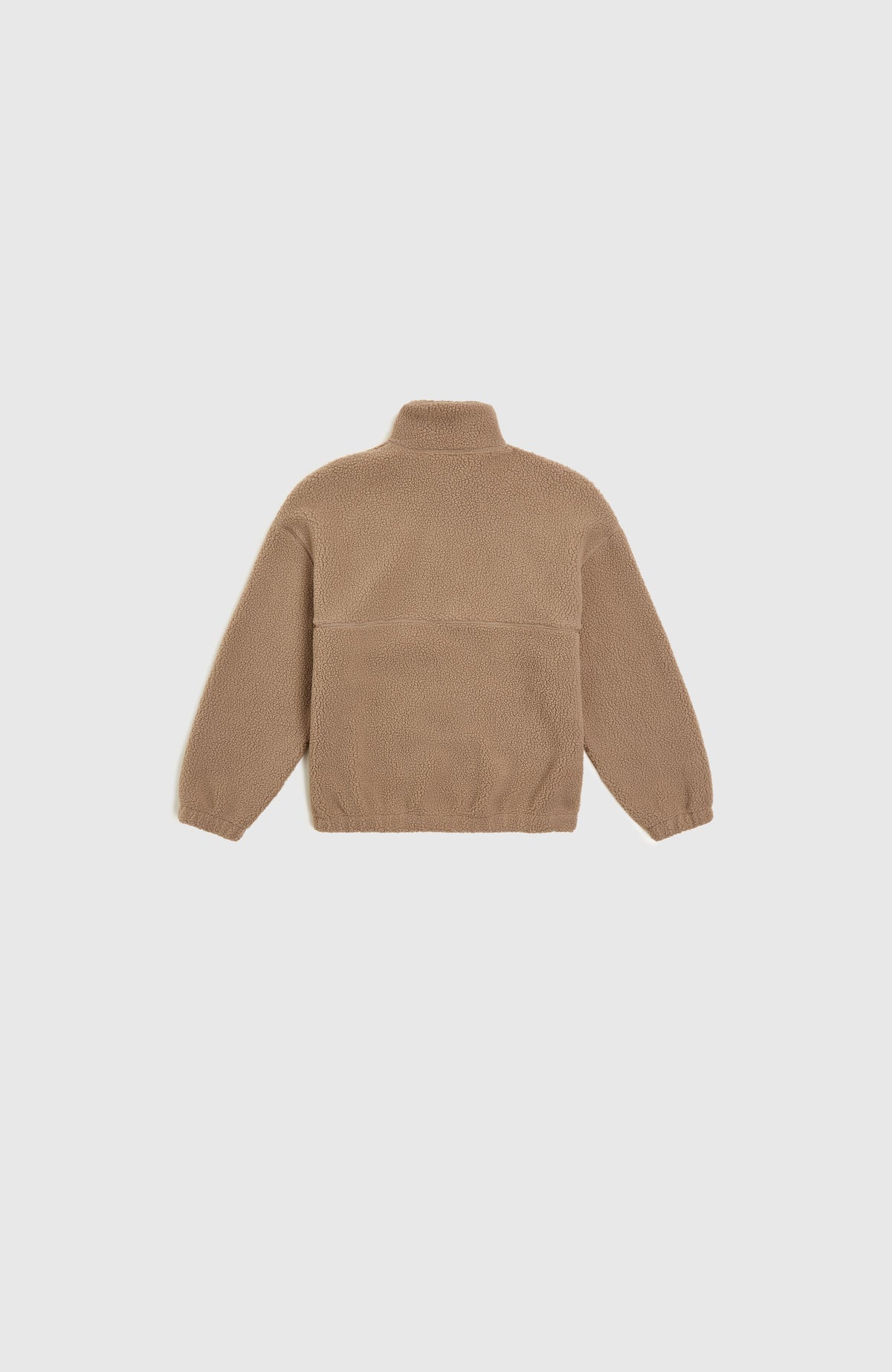 High-Pile Full-Zip Fleece | Concrete