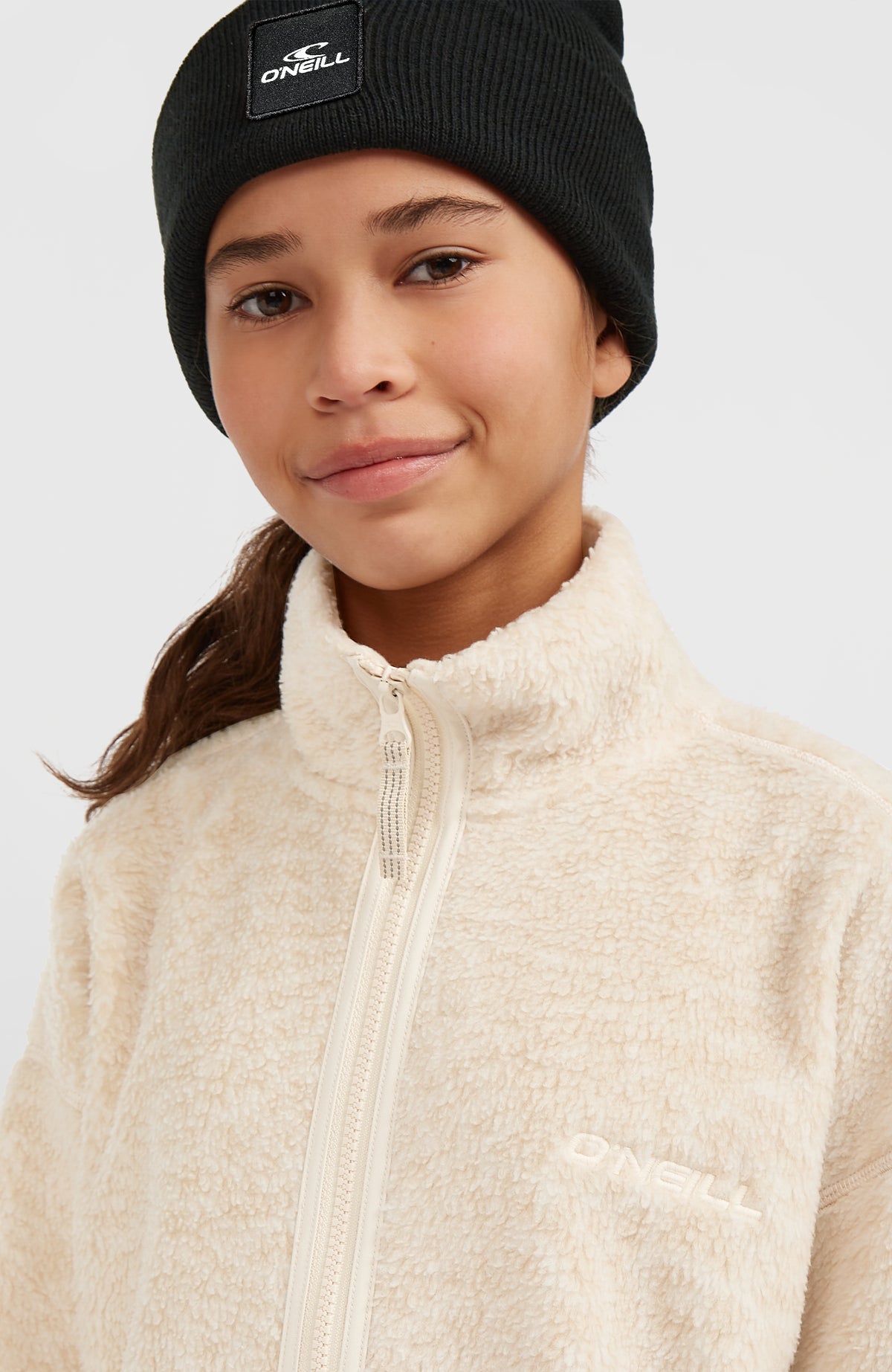 High-Pile Full-Zip Fleece | Macaron Animalica