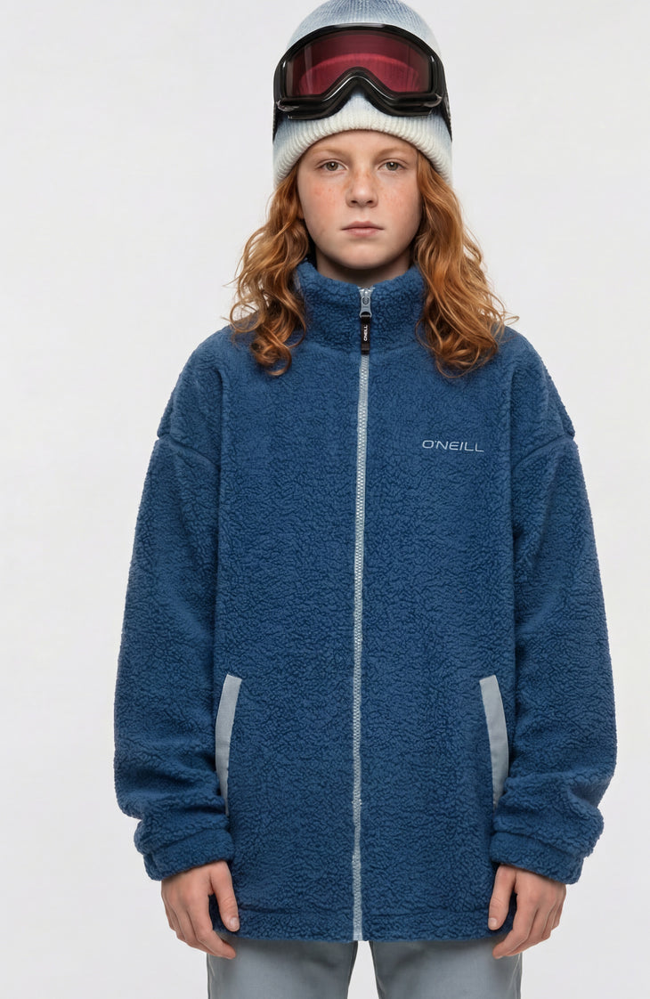 High-Pile Full-Zip Fleece | Regal Blue