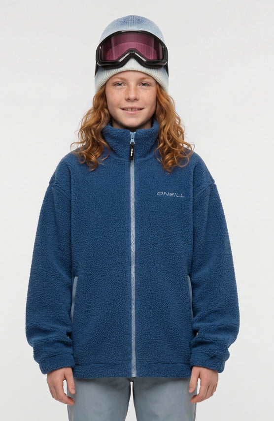 High-Pile Full-Zip Fleece | Regal Blue