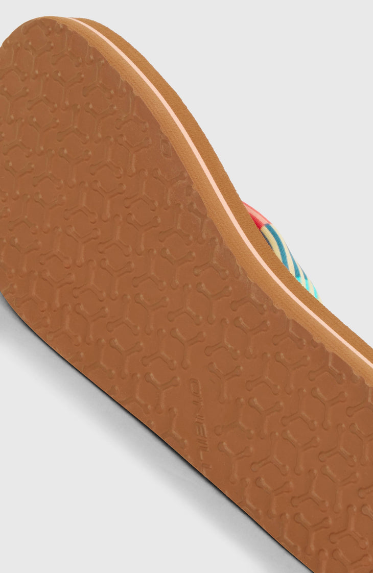 Ditsy Sun Sandals | Stipple Stripe