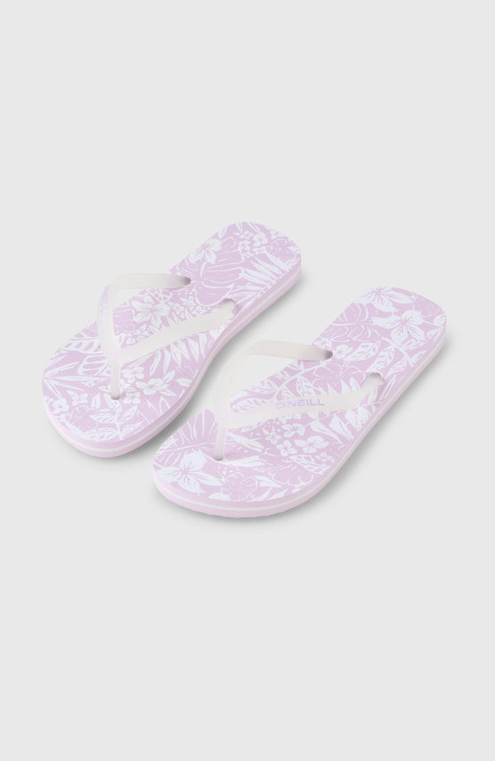 Profile Graphic Sandals | Purple Island Sky