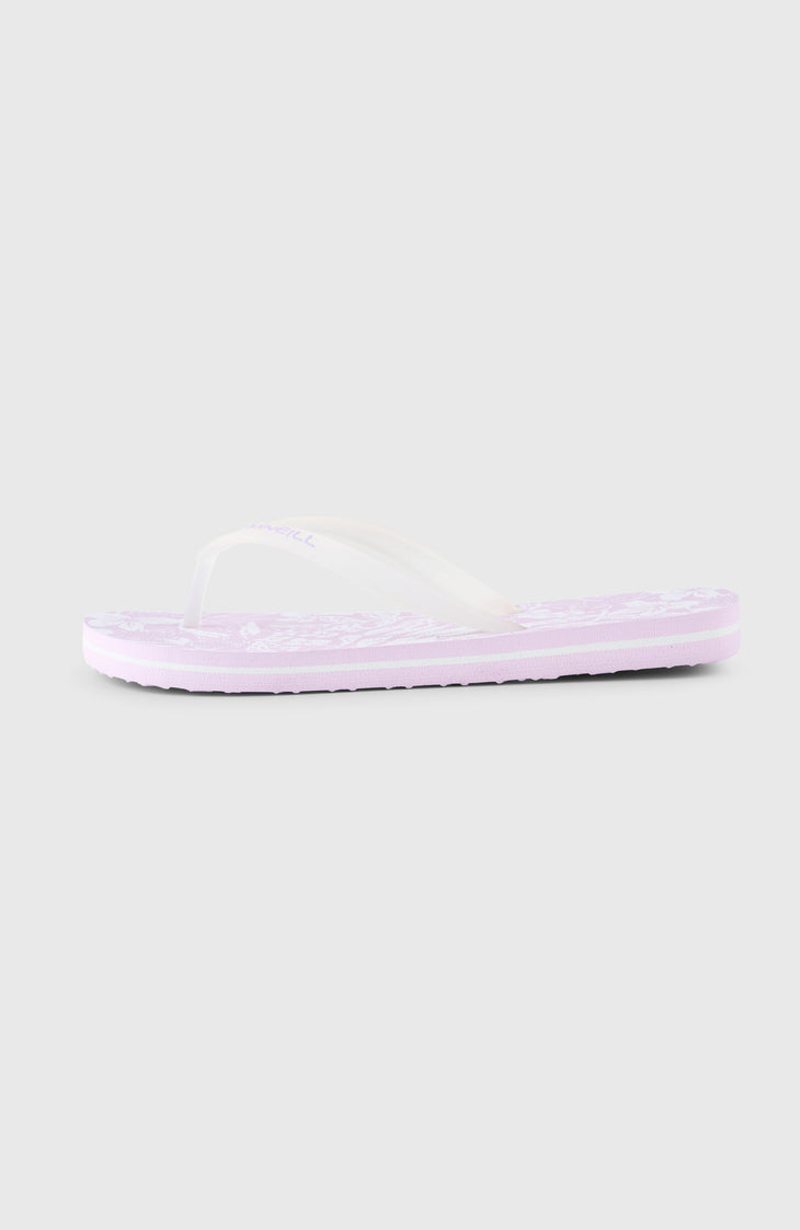 Profile Graphic Sandals | Purple Island Sky