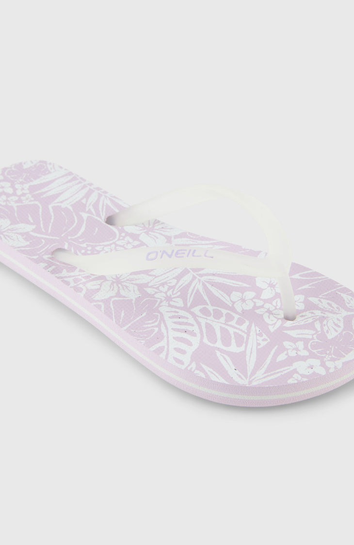 Profile Graphic Sandals | Purple Island Sky