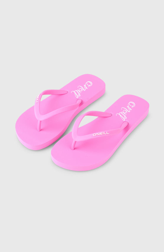 Profile Logo Sandals | Electric Fuschia