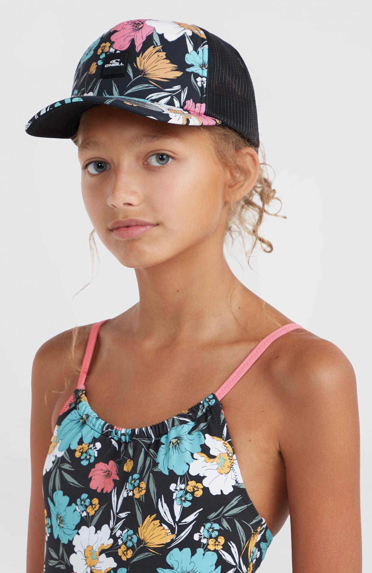 Flood Trucker Cap | Black/Blue Bluemchen