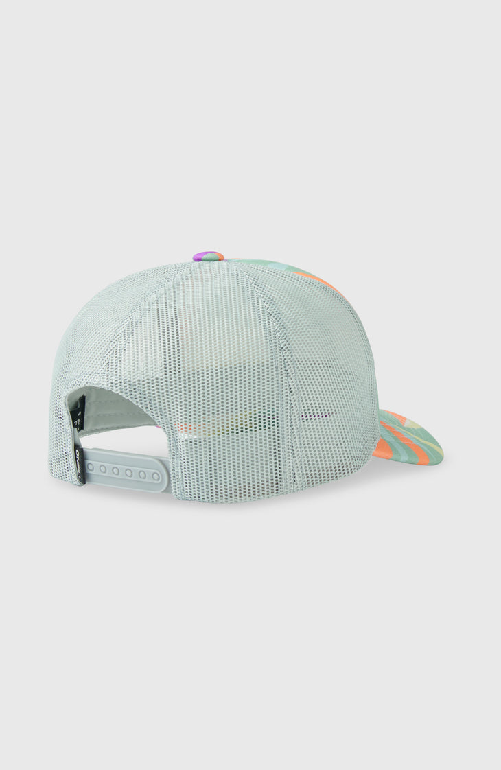 O'Neill Summer Camp Trucker Cap | Green Wmns Tropicana