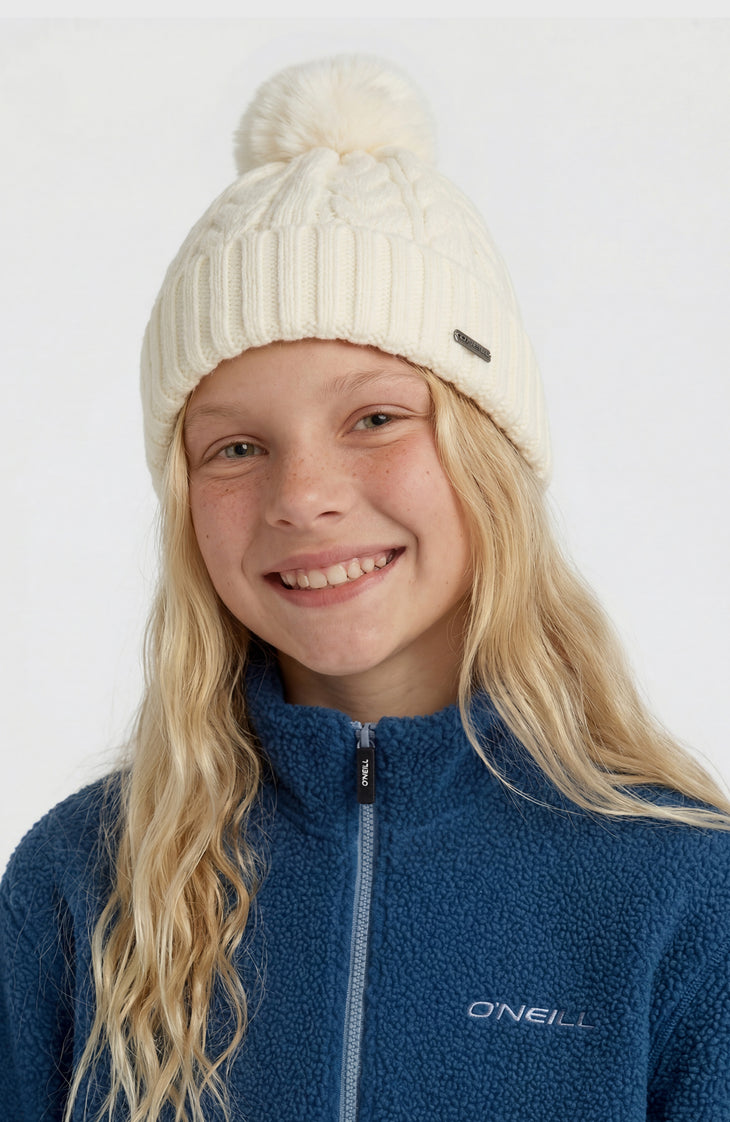 Nora Beanie | Linen White