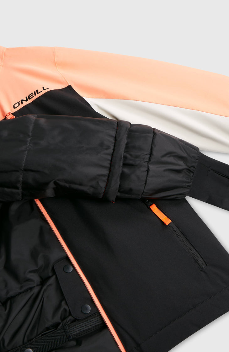 FWC'Cruz Triple Snow Jacket | Funky Peach Colour Block
