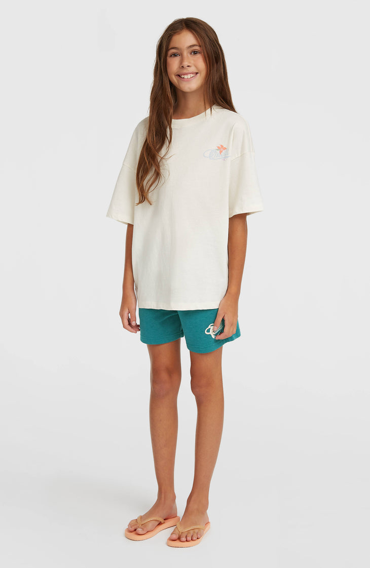 Essentials Script Sweatshorts | Botanical Heat