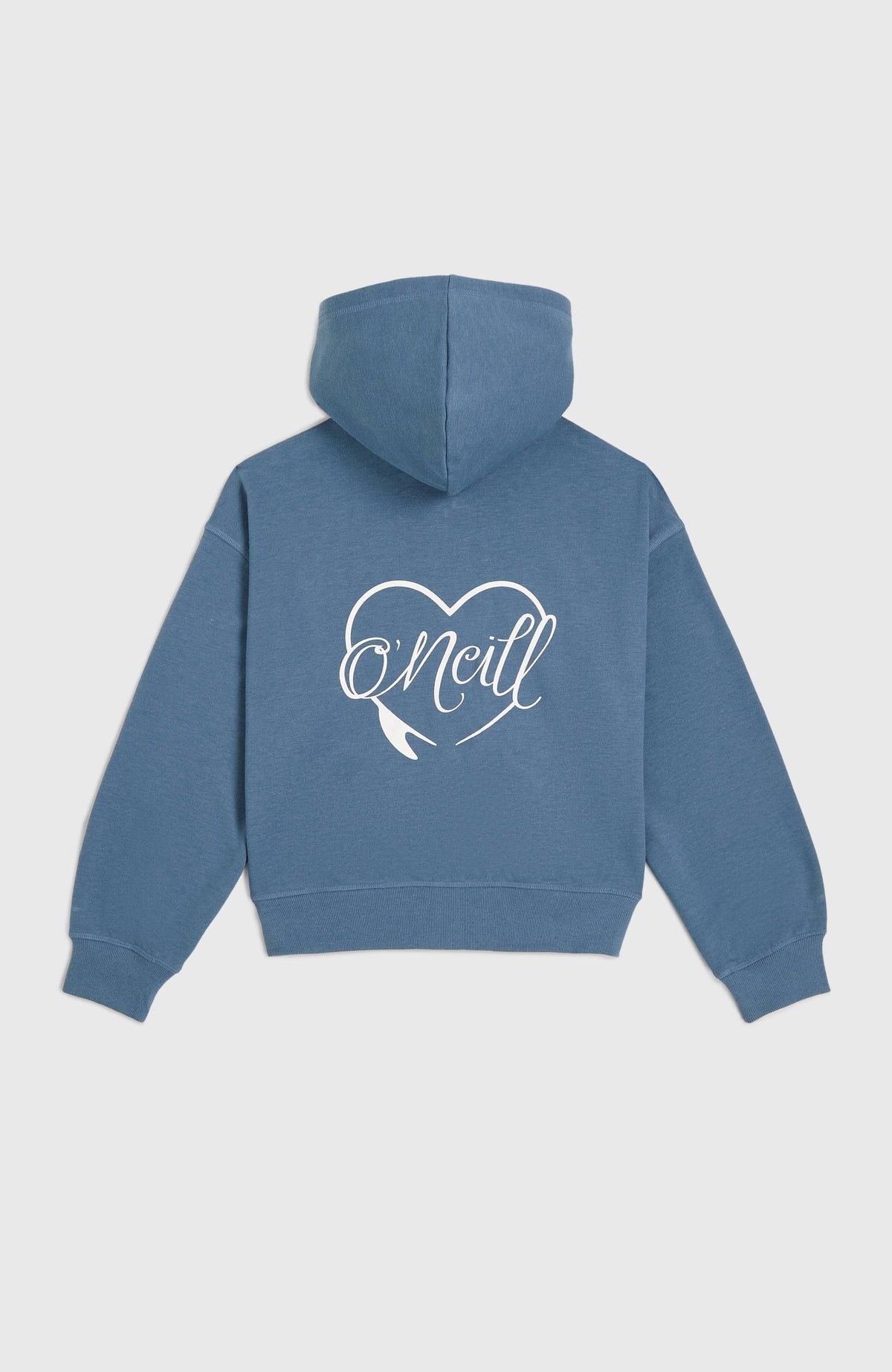 Script Falf-Zip Hoodie | Copen Blue