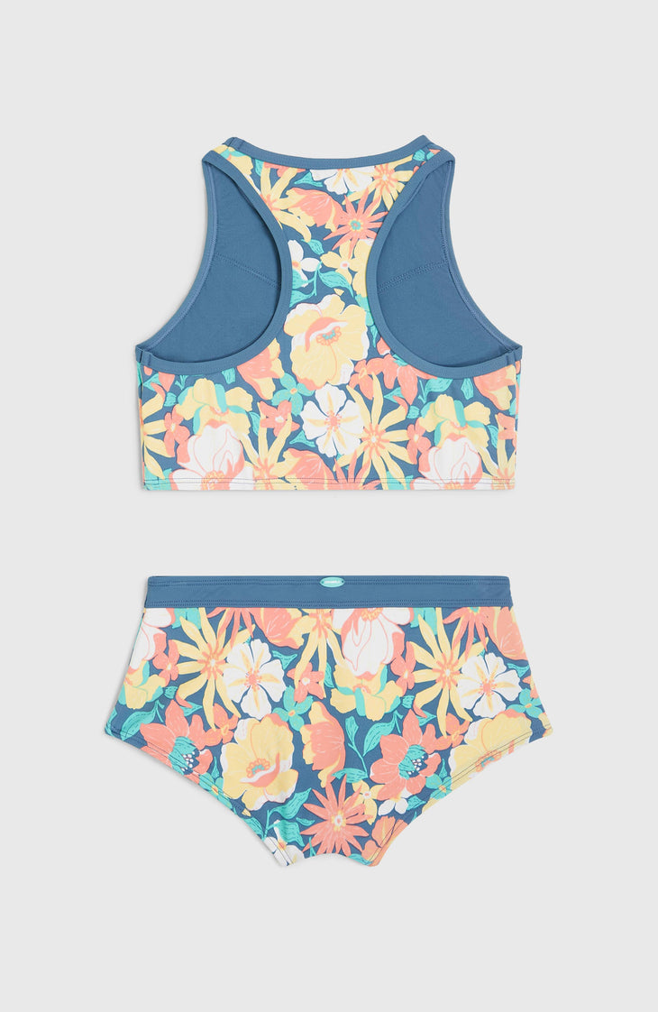 Cali Holiday Bikini Set | Blue Santa Monica