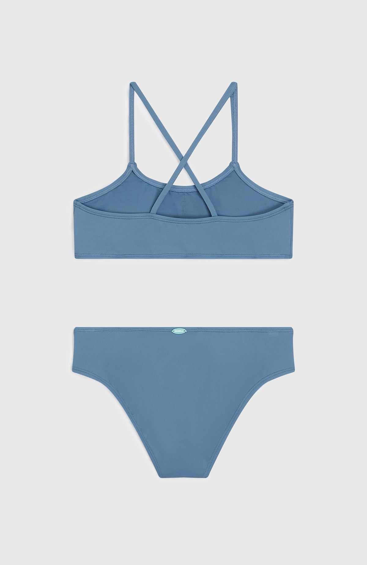 Essentials Bralette Bikini Set | Copen Blue