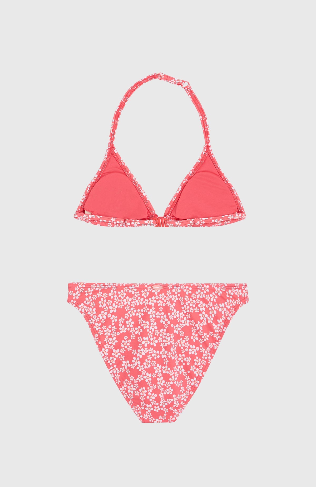 Essentials Triangle Bikini Set | Pink Milliflower