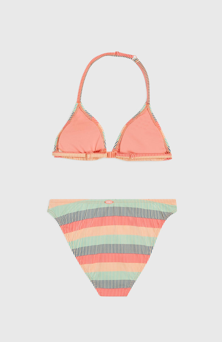 Essentials Triangle Bikini Set | Stipple Stripe