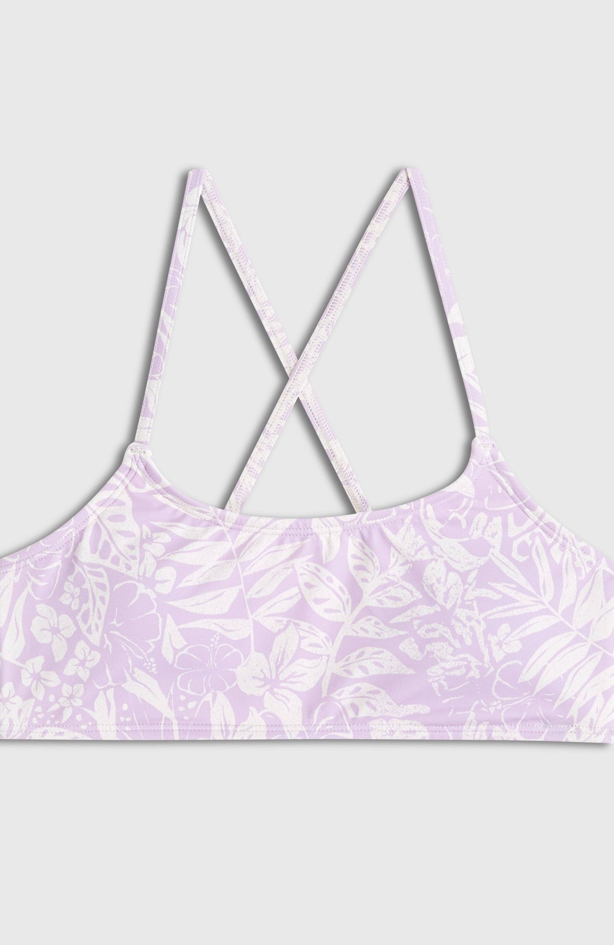 Essentials Bralette Bikini Set | Purple Island Sky