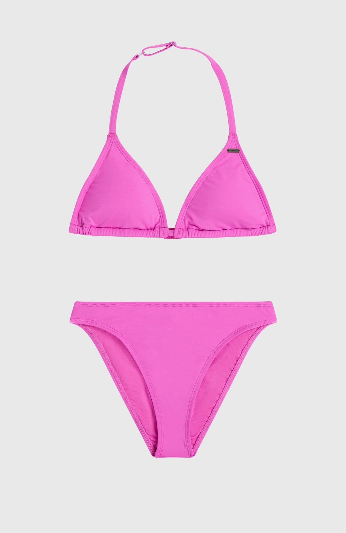 Essentials Triangle Bikini Set | Electric Fuschia
